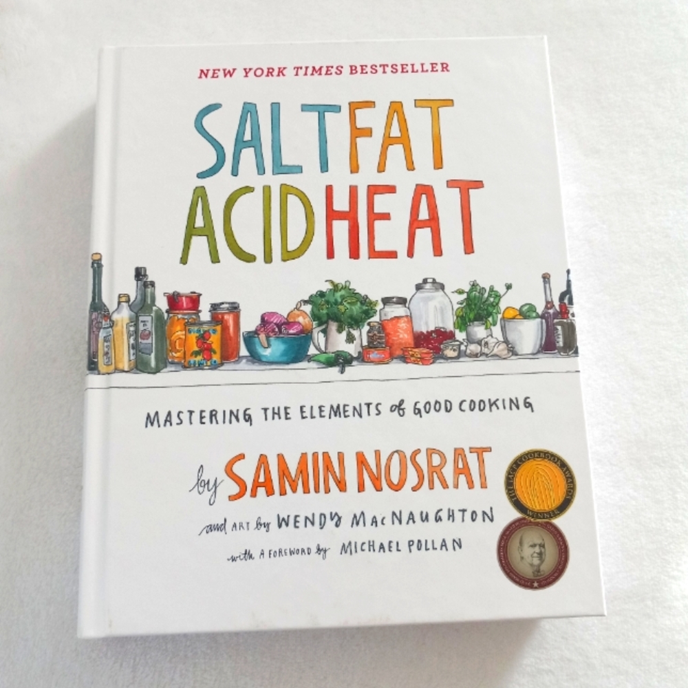 Salt Fat Acid Heat Hardcover Cookbook- Learn the art of cooking WELL! Great gift
